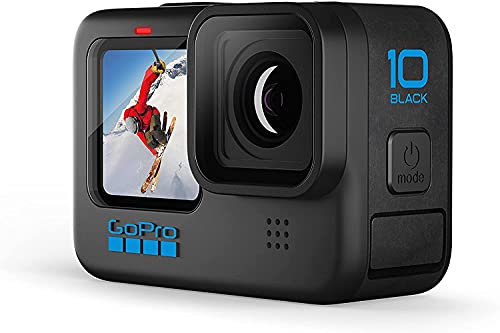 41G+EPNc39L GoPro HERO10 Hero 10 Camcorder Black - Ultimate Bundle Includes: Sandisk Ultra 64GB microSD, 2X Extra Batteries, Charger, Underwater Housing, LED Light Kit, Carry Case and More - Image 4