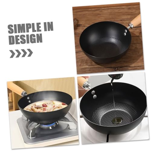 Wok de hierro Garneck con mango ergonómico miniatura 5