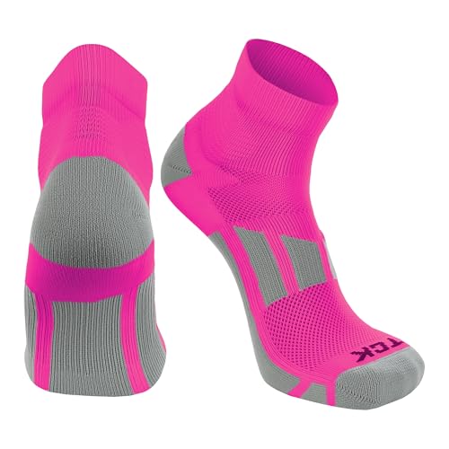 TCK Performance Ankle Socks for Men and Women, Athletic Quarter Sock