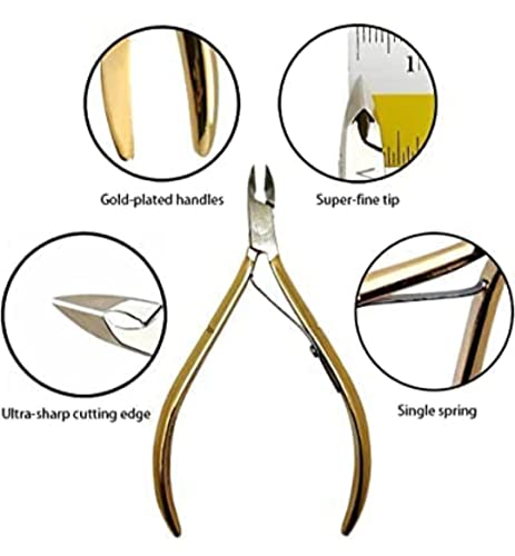 NAILSBAR Professional Cuticle Cutter Nail Art Cuticle Nipper Cutter - Image 3
