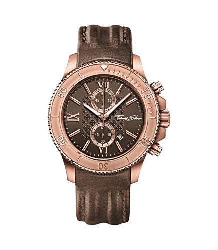 Thomas Sabo Montre Homme Rebel at Heart Cuir Design Icon Skull