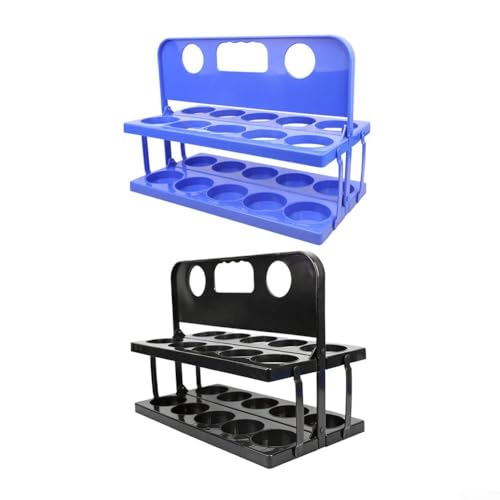Porte-bouteille d'eau pliable de construction robuste avec châssis riveté - 6