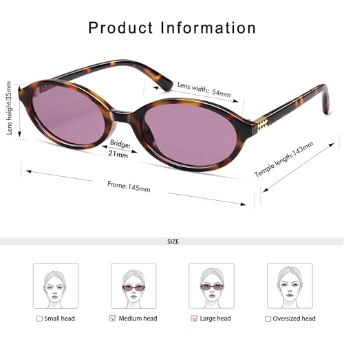 Retro Oval Sunglasses for Women Men Small 90s Trendy Narrow Vintage Fashion Funny Chic Sun Glasses AP3728