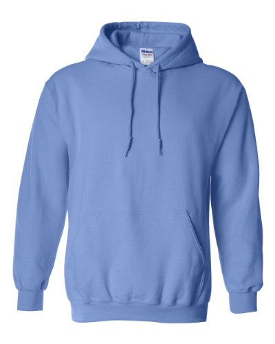 Gildan Felpa con cappuccio in pile, stile G18500, confezione multipla, Carolina Blue (confezione da 1), Small