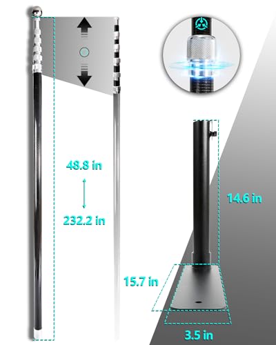 Dnshorix LTQGZJ-00 Telescoping Flagpole thumb #5