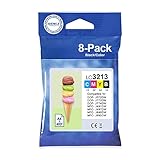 LC3213 Patronen LC3211 Kompatibel für Brother LC3213 Multipack LC-3213 LC-3211 für Brother MFC-J497DW DCP-J572DW MFC-J491DW MFC-J890DW DCP-J774DW MFC-J895DW DCP-J772DW (8er-Pack)