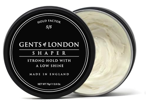 GENTS OF LONDON Hair Shaper Wax For Men, Strong Hold, Adds Texture 75g GENTS OF LONDON Hair Shaper Wax For Men, Strong Hold, Adds Texture 75g