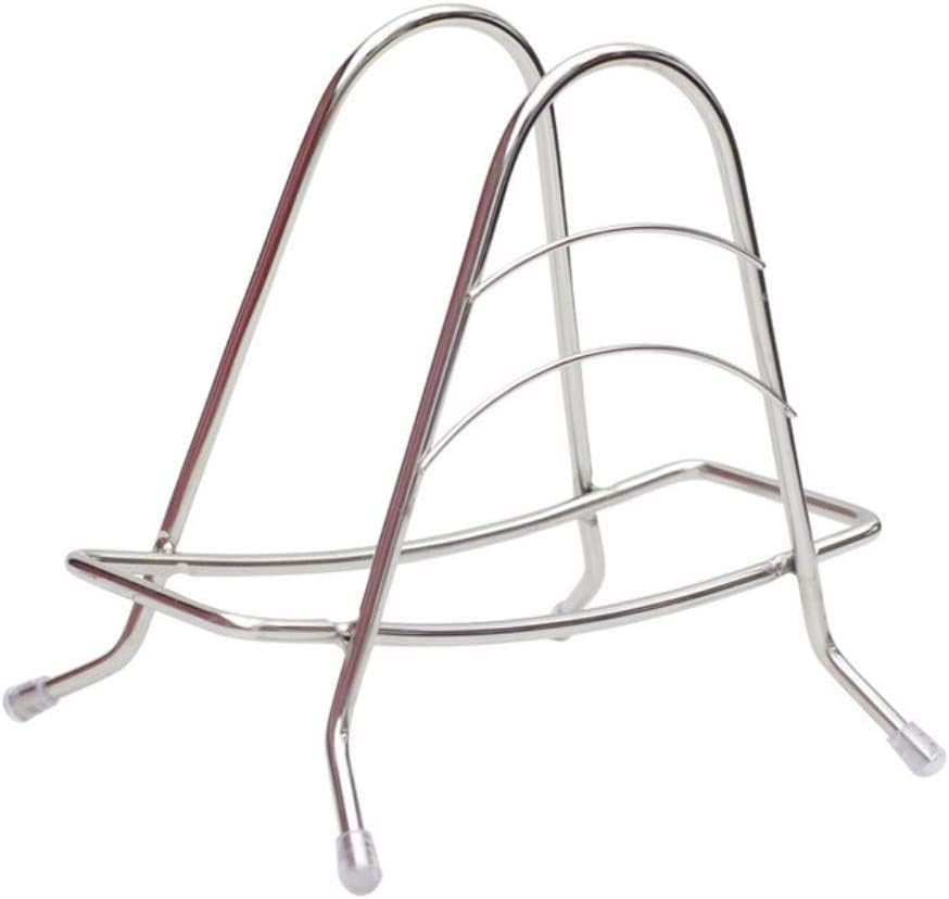 LENITH Estante de almacenamiento para tabla de cortar, soporte para tabla de cortar de alambre de acero inoxidable, organizador de cocina (triángulo)