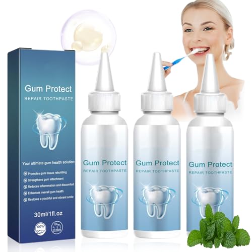 Mullein Gum Repair Gel, Gum Toothpaste, Teeth Repair Gel, Reparatur Von Zahnfleischrezessionen, Frischer Atem, Tiefenreinigung Des Zahnfleischs, Protect Gums And Oral Care (3)