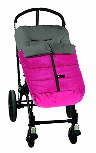 Saco POLAR de Invierno de Silla de Paseo - (Universal-Bugaboo-Mclaren) - Color: Liso Fucsia - OFERTA
