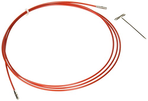 Image of ChiaoGoo Cable 50 inch (125cm) with Key for Twist Red Lace Interchangeable Small Knitting Needle Set 7550-S