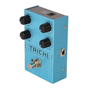 [DURABLE MATERIALS] Constructed from aluminum alloy, this electric guitar effects drive pedal ensures longevity and reliable performance through regular use. [EASE OF USE] With simplistic volume, drive, and tone controls, this pedal is easy to operat...