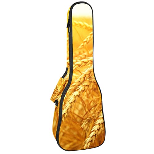 Housse pour ukulélé – Grain d’oreille jaune d’automne – Rembourrage épais en éponge de 10 mm – 53,3 cm – Avec sangles… - Les Beatles, Paul McCartney, John Lennon, RIngo Starr, George Harrison Housse pour ukulélé - Grain d'oreille jaune d'automne - Rembourrage épais en éponge de 10 mm - 53,3 cm - Avec sangles…