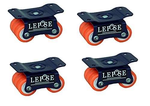 Lepose 6 Wheel Castor Wheels Revolving- 4 Wheel Set (Blue And Orange) (B08L3RVGBS) Amazon Price History, Amazon Price Tracker