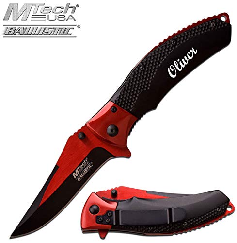 Personalized Laser Engraved Tactical Pocket Knife, Fathers Dad for Day, Groomsmen Gift, Graduation
