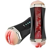 Newly 2 in 1 Pussy Pocket Double Sided Hands Free Male Masterburbatar Adult Toy Mastusbar Sucking Thrusting Machine Mens Masterbuters Men Masterburbatar Suction Silent Underwear AZ21