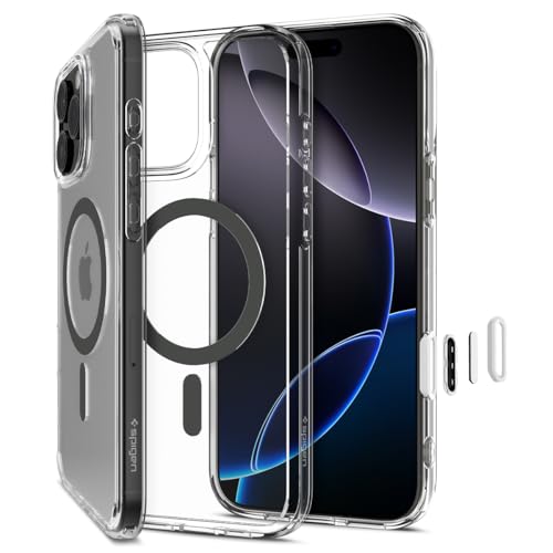 Spigen Ultra Hybrid T MagFit Coque pour iPhone 16 Pro - Graphite