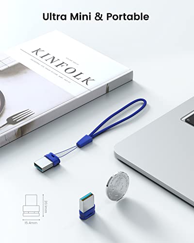 K&Zz 64 Gb Usb 3.0 Flash Drives With Lanyard 2 Pack 64Gb Flash Drive Super High Speed Mini Thumb Drives Waterproof 64Gb Memory Stick Jump Drive For Data Storage, Blue #TOP2