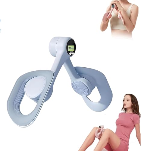 Aurora Glaze Pelvic Floor Trainer / New Upgraded Pelvic Floor Exerciser / with Smart Counting, 360° Rotation, Non-Slip Design, Pelvic Floor Trainer to Shape Your Legs (Blue)