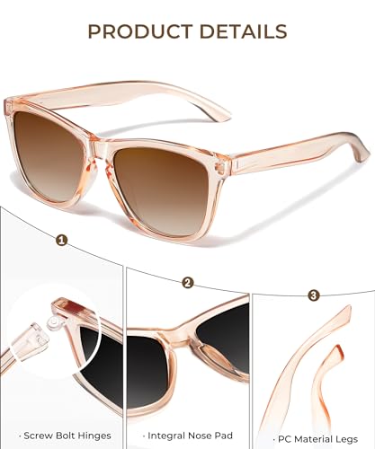Polarized Sunglasses for Women Trendy Classic Retro Designer Sunglasses Men Vintage Fashion UV400 Protection3