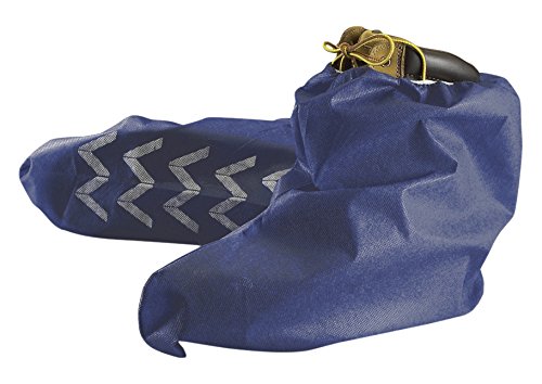 Galeton 9300916 Safe N' Clean Disposable Boot Covers, Non-Skid Bottoms, Case of 300, Men's Sizes up to 11.5, Blue