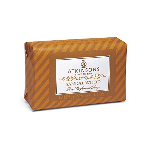 ATKINSONS Fine Perfumed Line Sapone, Sandalwood, 125 gr - 1 Unità