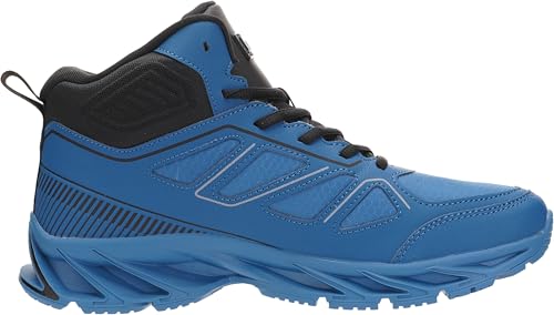 Image of Joomra Men's Stylish Sneakers High Top Athletic-Inspired Shoes | Premium Vegan Leather Upper, Durable Rubber Outsole, Perfect Ankle Support, Ideal for Outdoor & Casual Wear