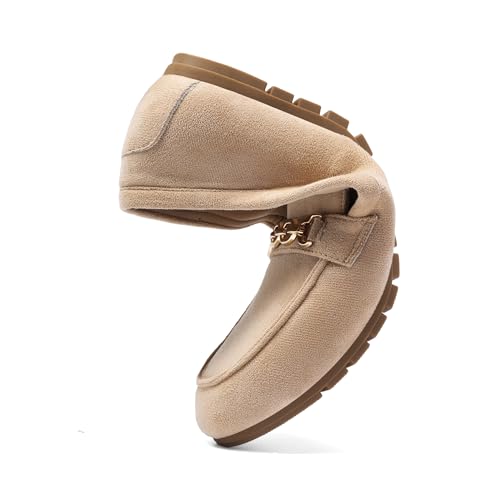 Image of DREAM PAIRS Loafers for Women Casual Comfortable Slip On Flat Lightweight Leisure Work Shoe Comfort Walking Shoes