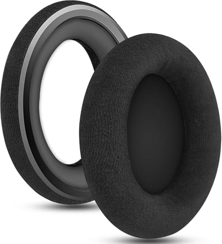 Gvoears HD598 Ear Pads Cushions for Sennheiser HD598 HD598 Cs HD598SE HD 598 SR HD518 HD558 HD595 HD599 HD569 HD579 HD560s Headphones Earpads,Headset Ear Cushions Earmuffs Comfort Black Dense Velvet