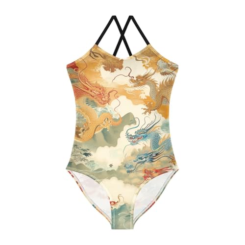 Image of Ollabaky Girls One Piece Swimsuit Bathing Suit Beachwear