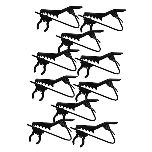 BESPORTBLE 10Pcs Lavalier Microphone Clips Durable Clip Holder for Podcasts Speeches and Performances Easy to Install Compatible with Microphones