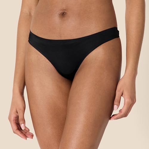 Image of Amazon Essentials Women's Seamless Breathable Thong Underwear, Bonded Stretch, Pack of 4
