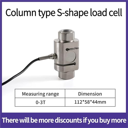 Sensor de columna tipo S 3T y modulo AD HX711 de alta resolucion 2