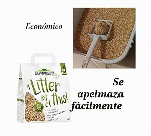 Greenwoods - Cama para gatos (3 x 8 L)