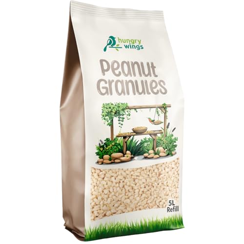 Premium Wild Bird Food 5L Refill, (5L Bag, Peanut Granuels)