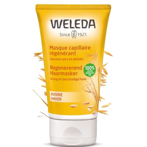 WELEDA Bio Hafer Aufbau-Kur, intensive Haarpflege für strapaziertes und trockenes Haar, die...
