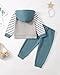 Renotemy Boys Clothes 3T/4T Toddler Hoodie Blue Strip Casual Sweatsuit 3-4 Year