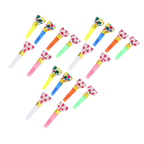 Gatuida 100 piezas Silbatos Coloridos para Fiestas Infantiles Juguetes de Soplado para Cumpleaños Accesorios para Celebraciones para Niñas