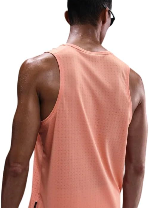 Nike Miler Breathe Dri-FIT Running Tank Top Men's sz Large-Tall Peach