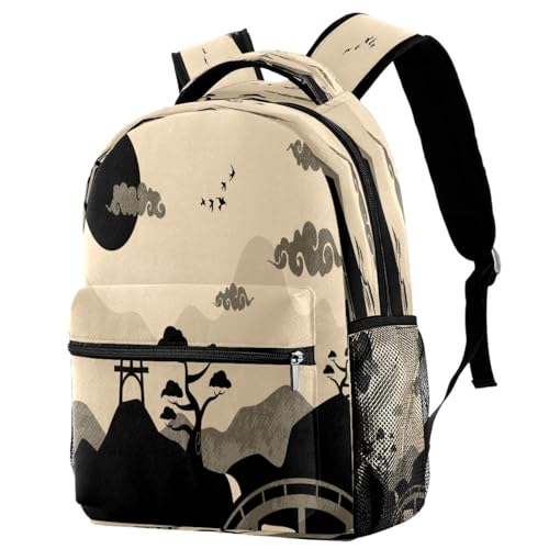 Sac de voyage décontracté nuages chinois multicolore pour ados et filles