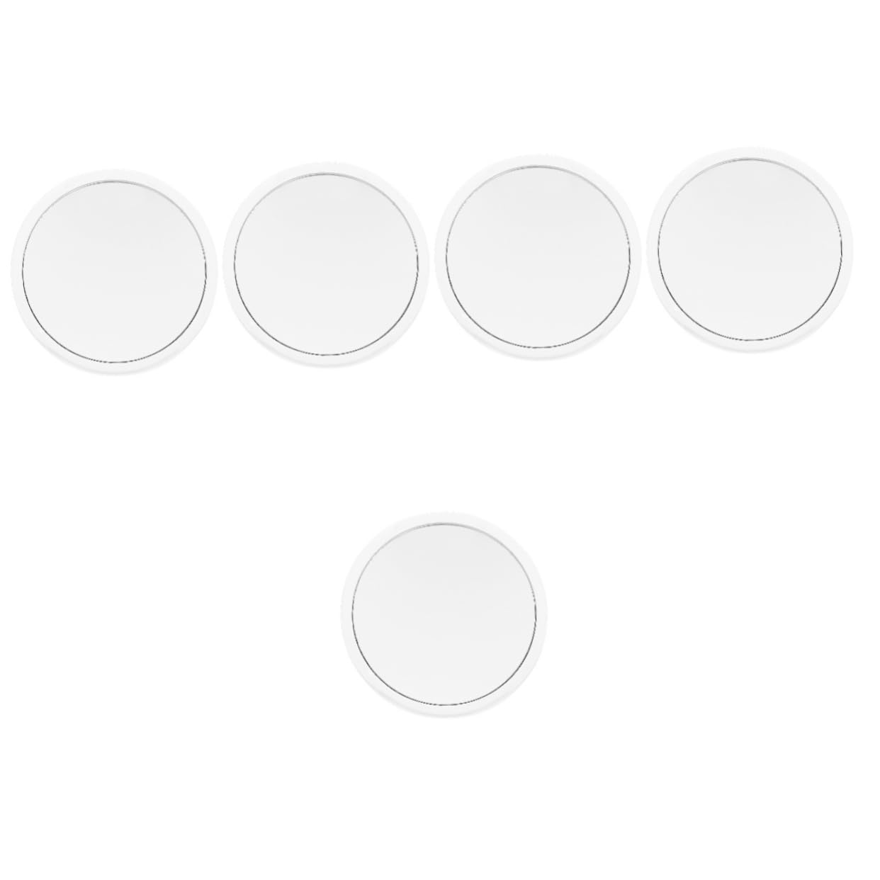 POPETPOP 5 Piezas Espejo con Ventosa Espejo de Maquillaje Espejo de Maquillaje con Ventosa Espejo de Aumento 20x Espejo cosmético de baño Espejo de Aumento Compacto Bolsillo Espejo de Viaje