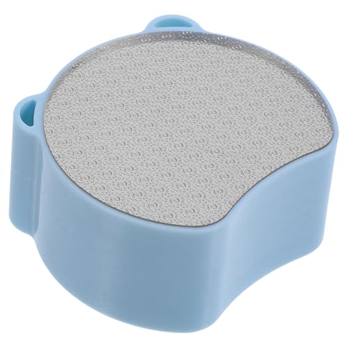 WRITWAA lijadora para Eliminación removedor de pelo removedor de callos depilación herramienta gomas de borrar archivo de pie de plástico borrador de pelo compacto abdominales Azul