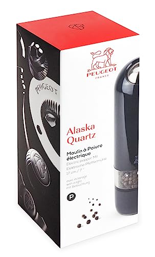 Elektrische Pfeffermühle Peugeot Alaska mit Licht und Mahlgradeinstellung