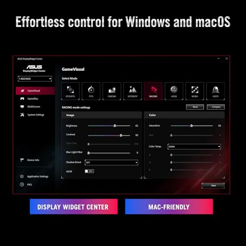 ASUS ROG Strix 27” 5K HDR Gaming Monitor (XG27JCG) – 5120x2880, 180Hz, 0.3ms, Fast IPS, Dual Mode (180Hz or QHD 330Hz), Extreme Low Motion Blur Sync, G-SYNC Compatible, DisplayWidget, 3 yr Warranty by Asus - Image 6
