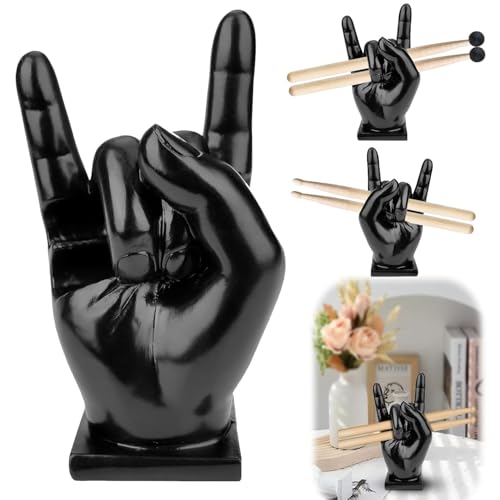 TJYAEKLTD Drumstick Halter, Resin Drumstick Holder Hand Ständer, Dekoration Schlagzeug Zubehör