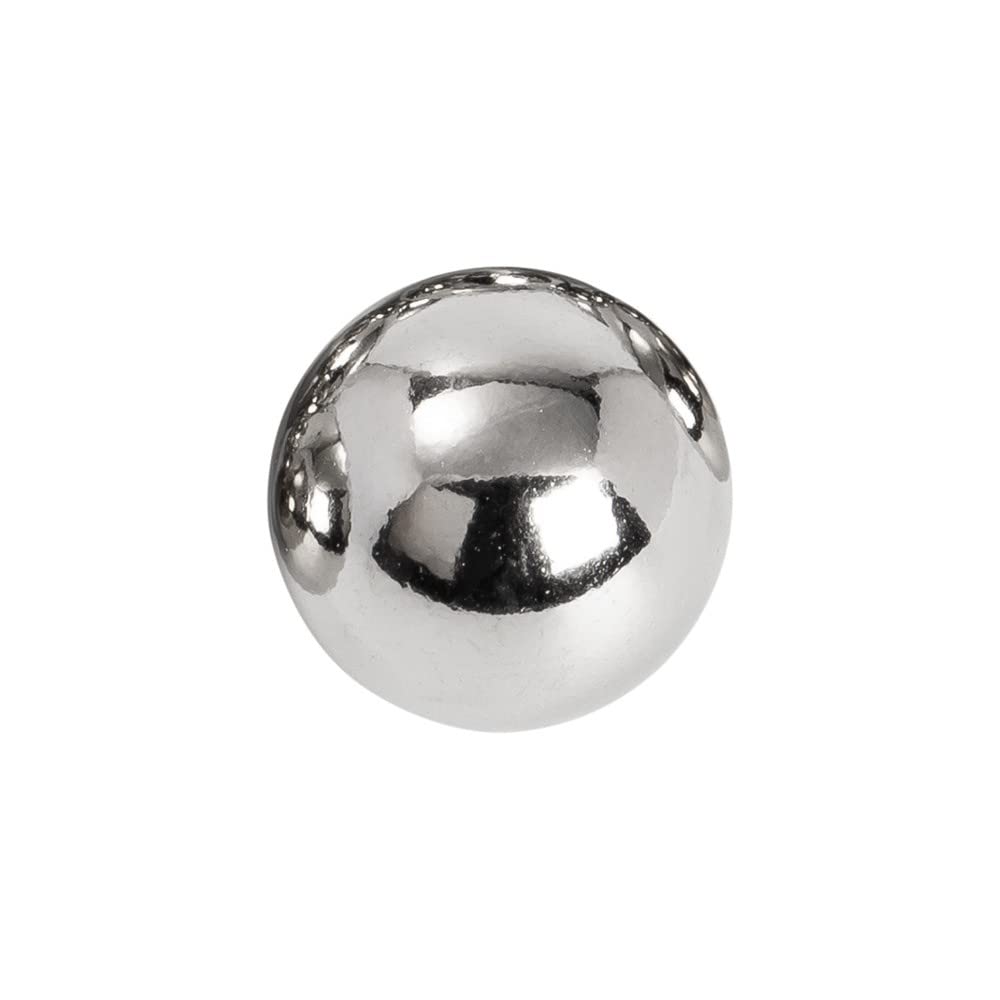 Ideen mit Herz Bolas de acero inoxidable, diámetro de 15 mm, 10 unidades