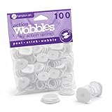 Hampton Art Accessories Action Wobbles Mini, 100 Count, Self Adhesive Spring Anchors, for Paper Crafts, Card Making and Scrapbooking, Adds Dimension and Movement