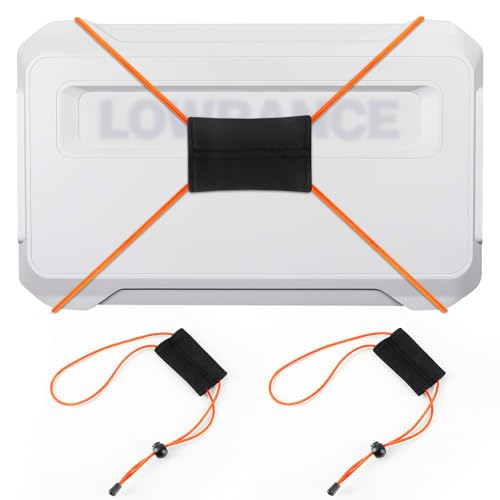 Image of 2 Pcs Fishing Graph Cover Straps - Keep Your Fish Finder Cover Secure During Travel