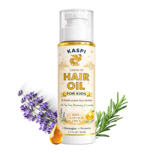 Natural Lice Prevention and Repellent Hair Oil...