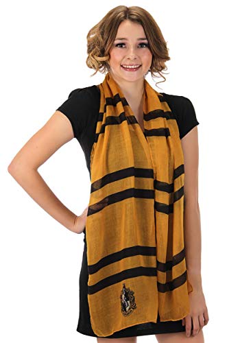 elope Harry Potter Hufflepuff House Lightweight Scarf for adults and kids - Multi-colored